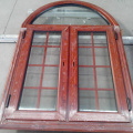 Factory prices wooden color half circle  window